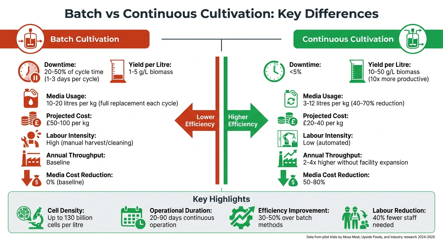 Batch vs Continuous Cultivation: Cost and Efficiency Comparison