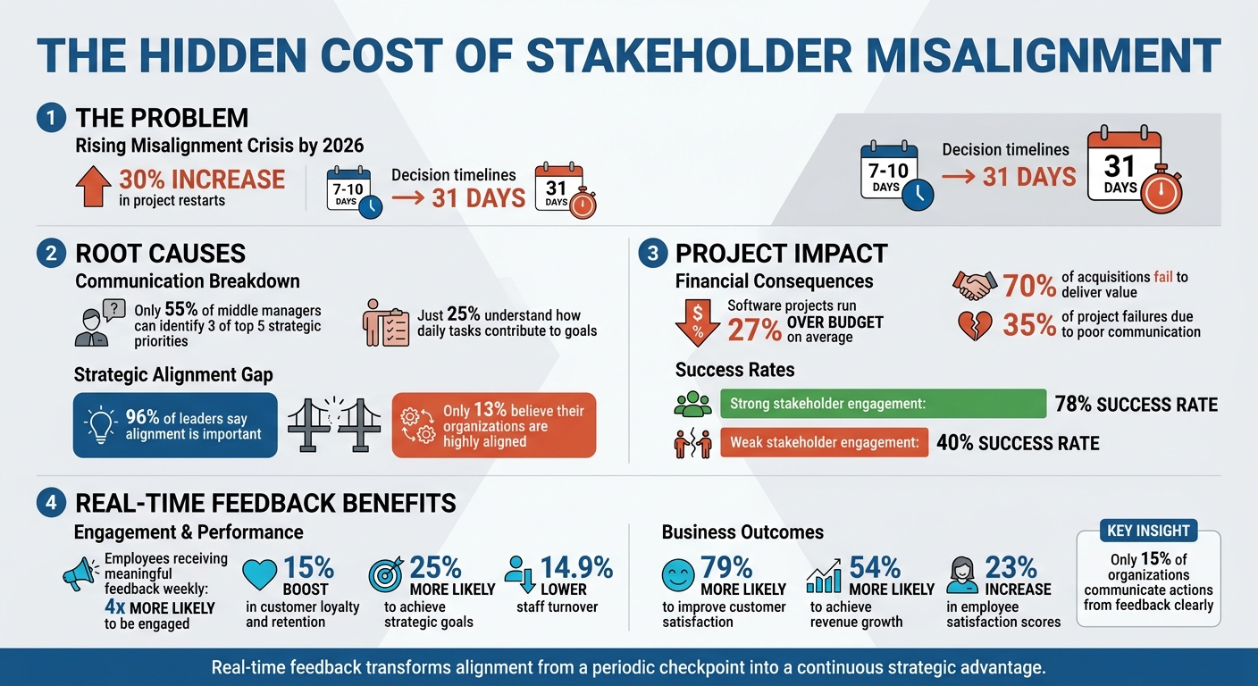 The Cost of Stakeholder Misalignment: Key Statistics and Impact Metrics