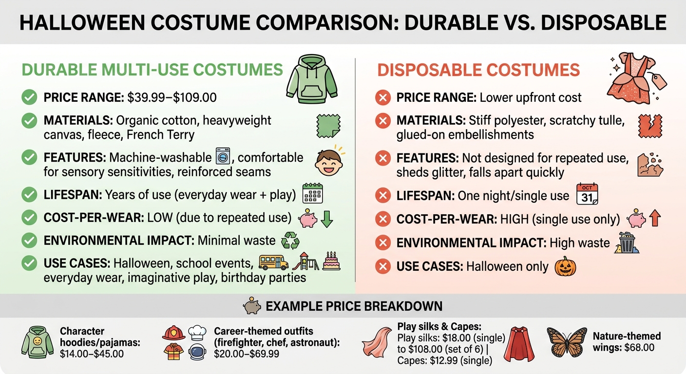 Durable vs Disposable Halloween Costumes: Cost and Longevity Comparison