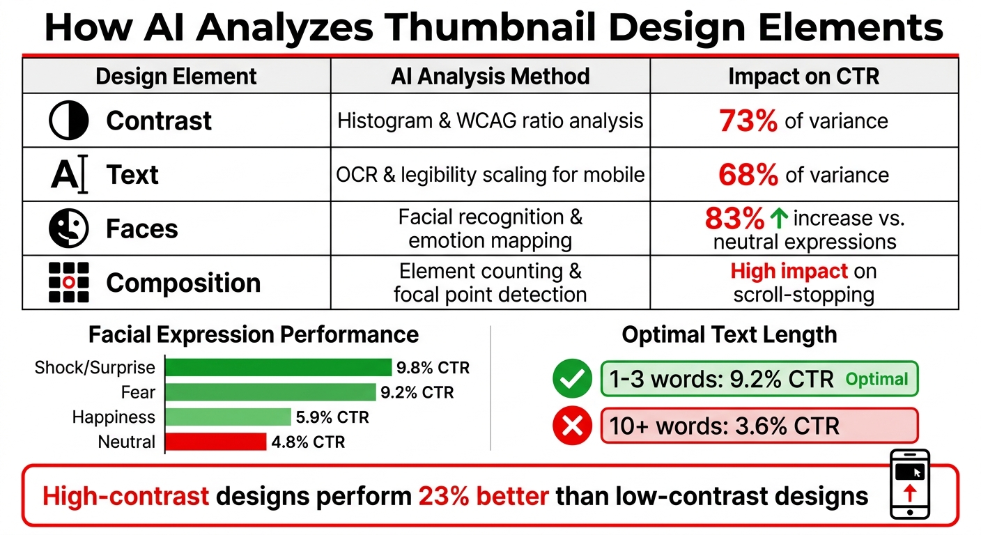 AI Thumbnail Design Elements Impact on Click-Through Rates