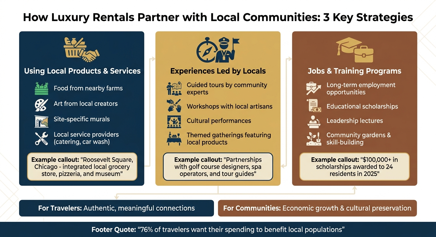 How Luxury Rentals Partner with Local Communities: 3 Key Strategies