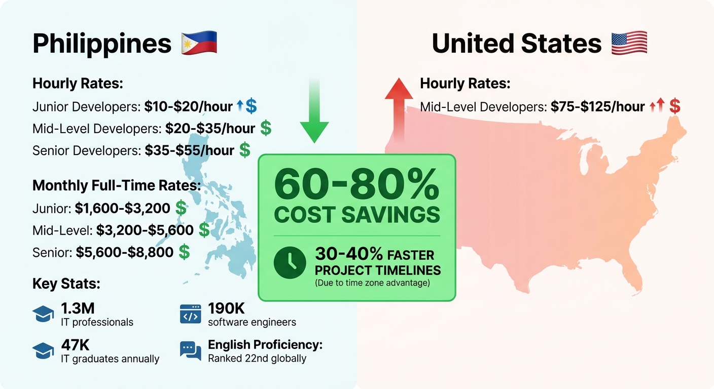 WordPress Developer Rates: Philippines vs USA Comparison 2026