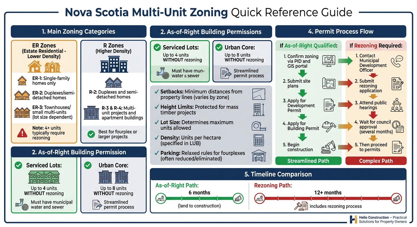 Nova Scotia Zoning Categories and Multi-Unit Building Permissions Guide