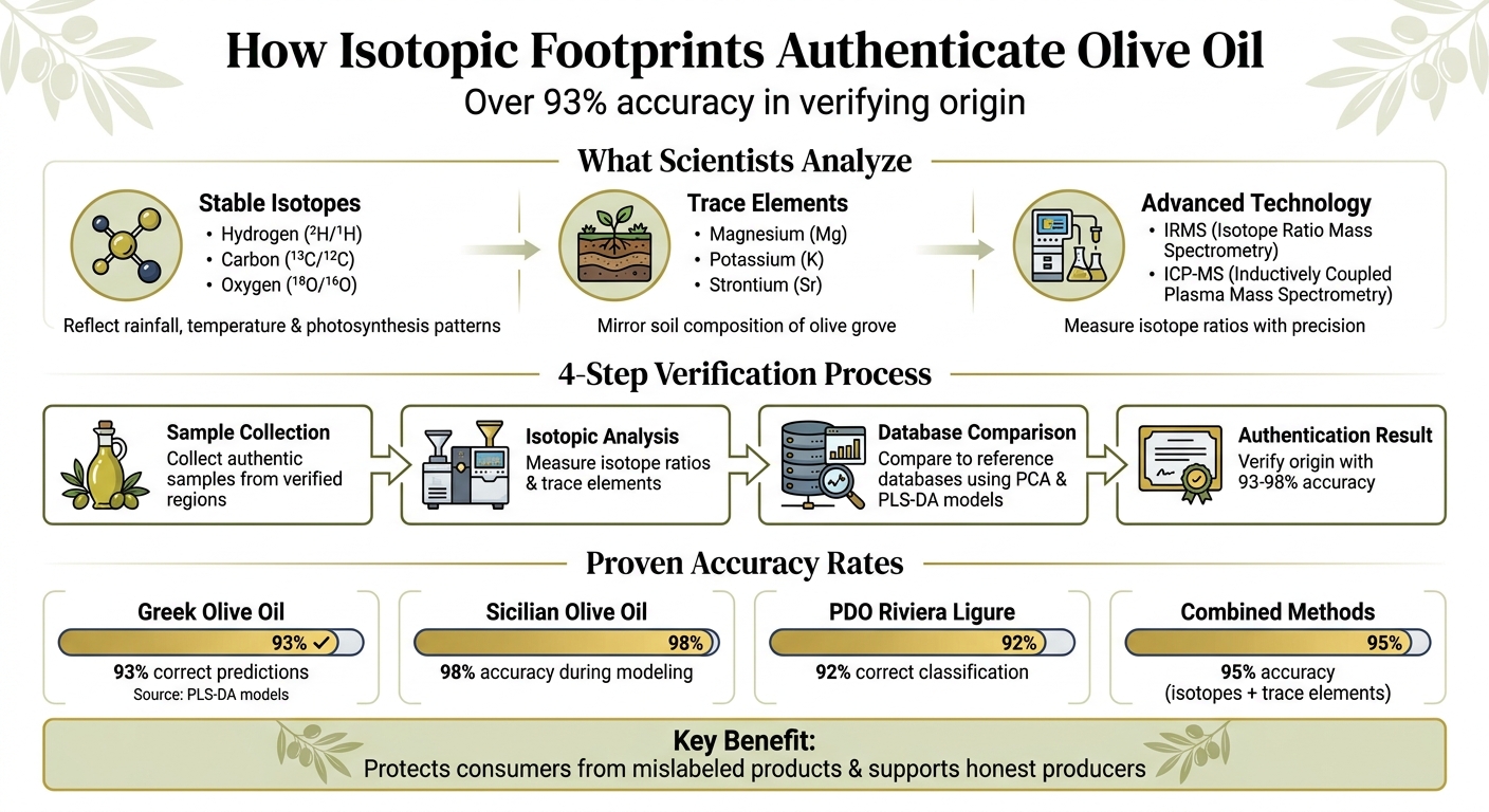 How Isotopic Analysis Authenticates Olive Oil Origin