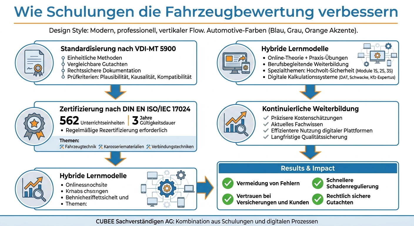 Wie Schulungen die Fahrzeugbewertung verbessern: 4 Schlüsselfaktoren