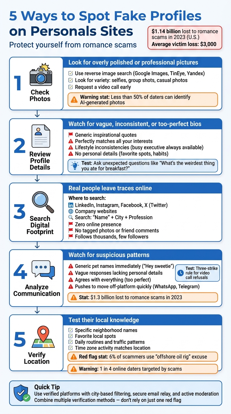 5-Step Guide to Spotting Fake Profiles on Dating Sites