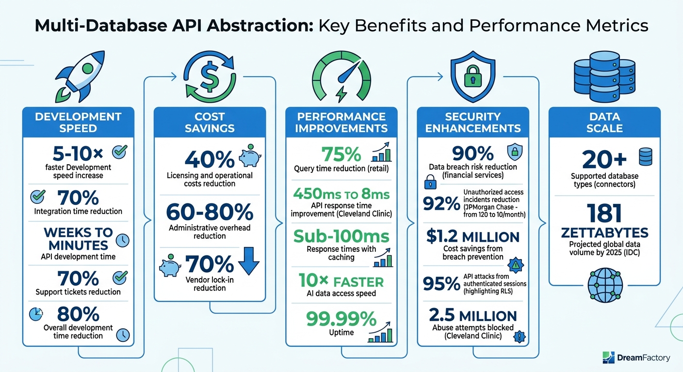 Multi-Database API Abstraction: Key Benefits and Performance Metrics