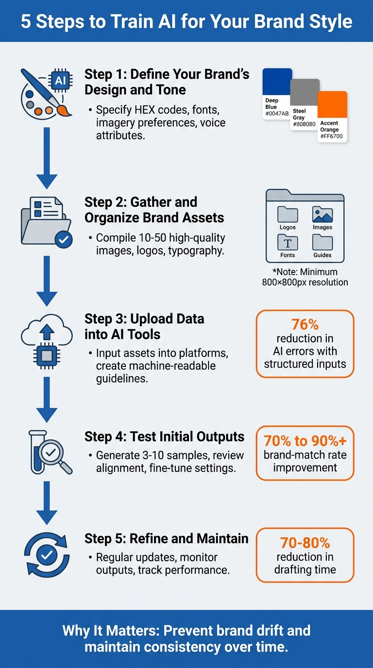 5-Step Process to Train AI for Your Brand Style