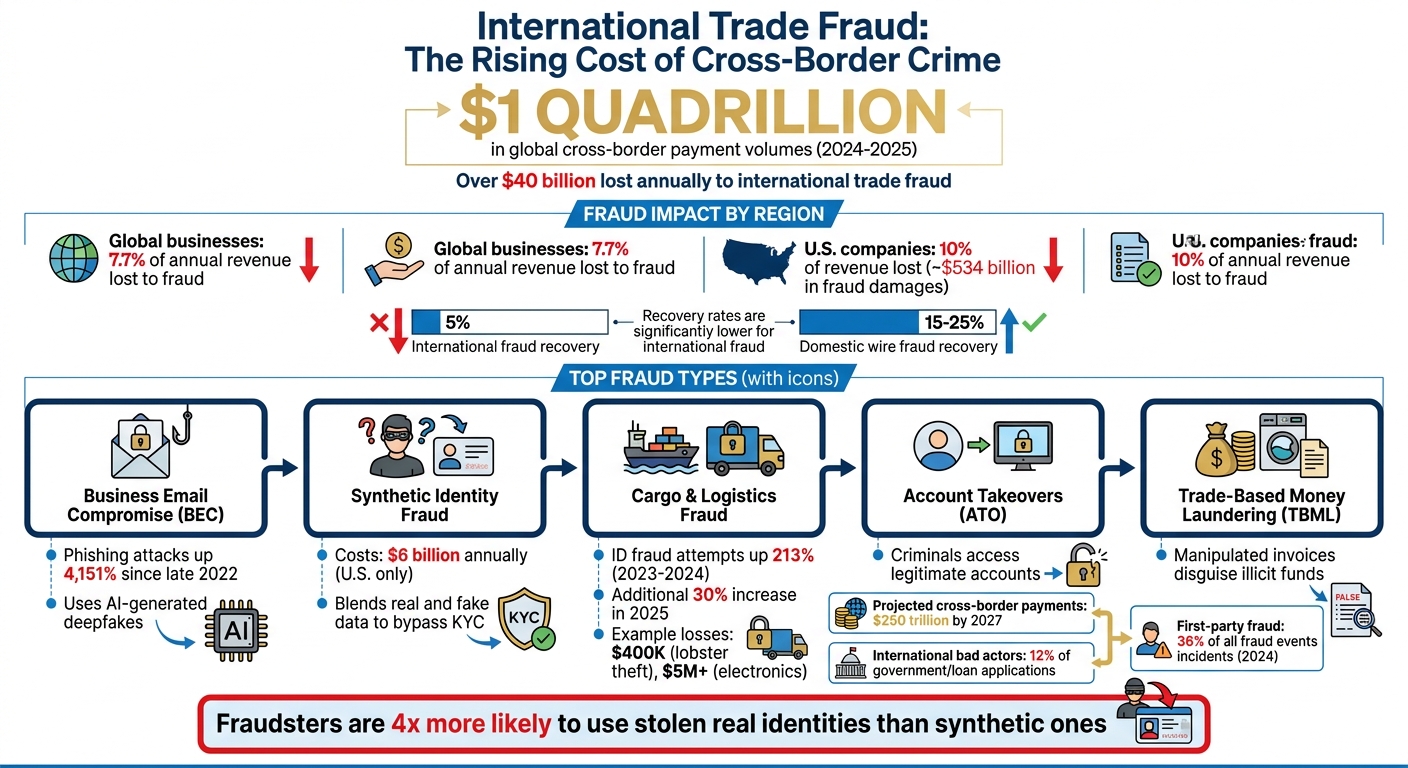 International Trade Fraud Statistics and Financial Impact 2024-2025