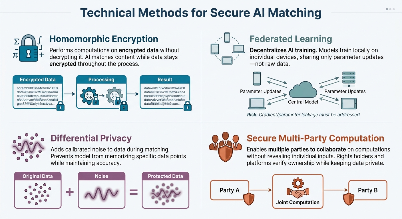 How Privacy-Preserving AI Matching Works: 4 Technical Methods
