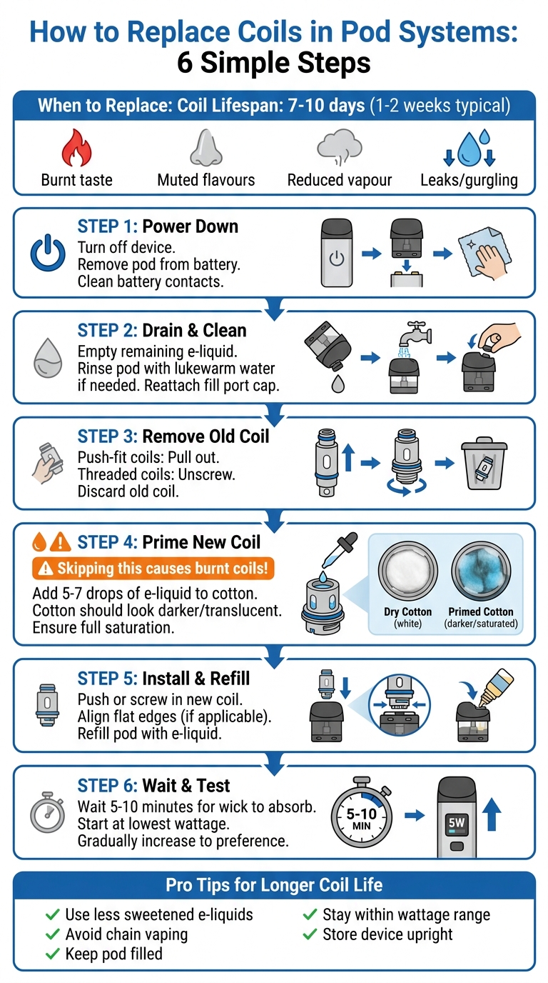 How To Replace Coils In Pod Systems 2 6-step guide to replacing vape pod coils