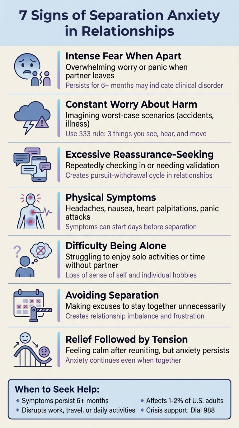 7 Signs of Separation Anxiety in Relationships