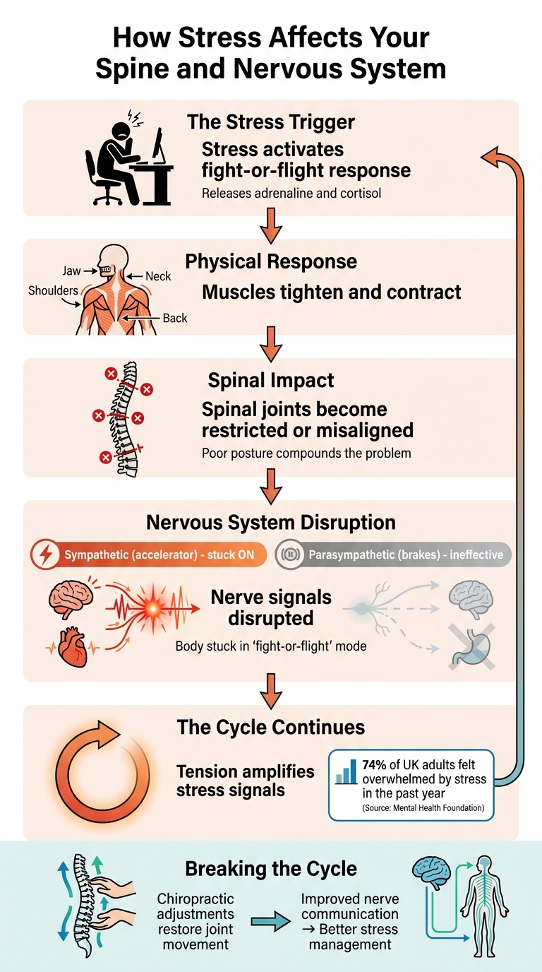 How Stress Affects Your Spine and Nervous System