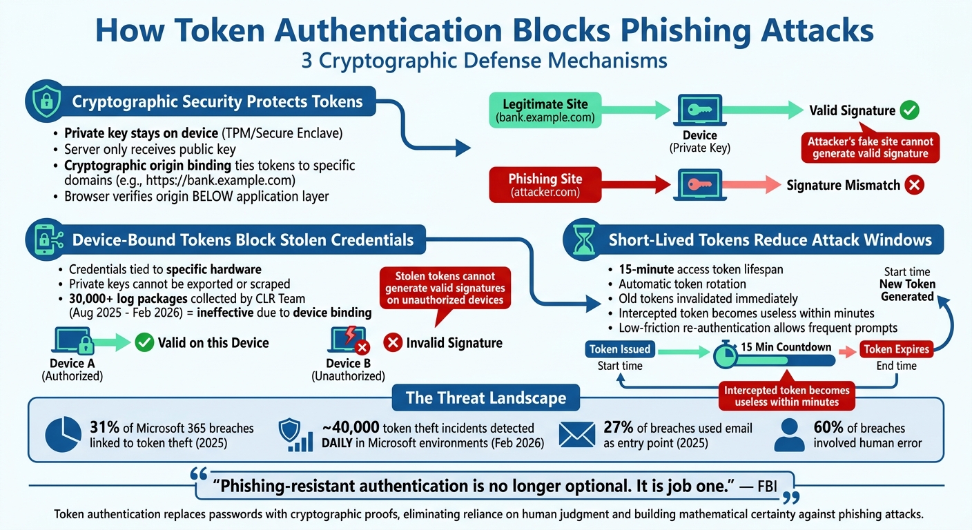 How Token Authentication Blocks Phishing Attacks: 3 Key Mechanisms