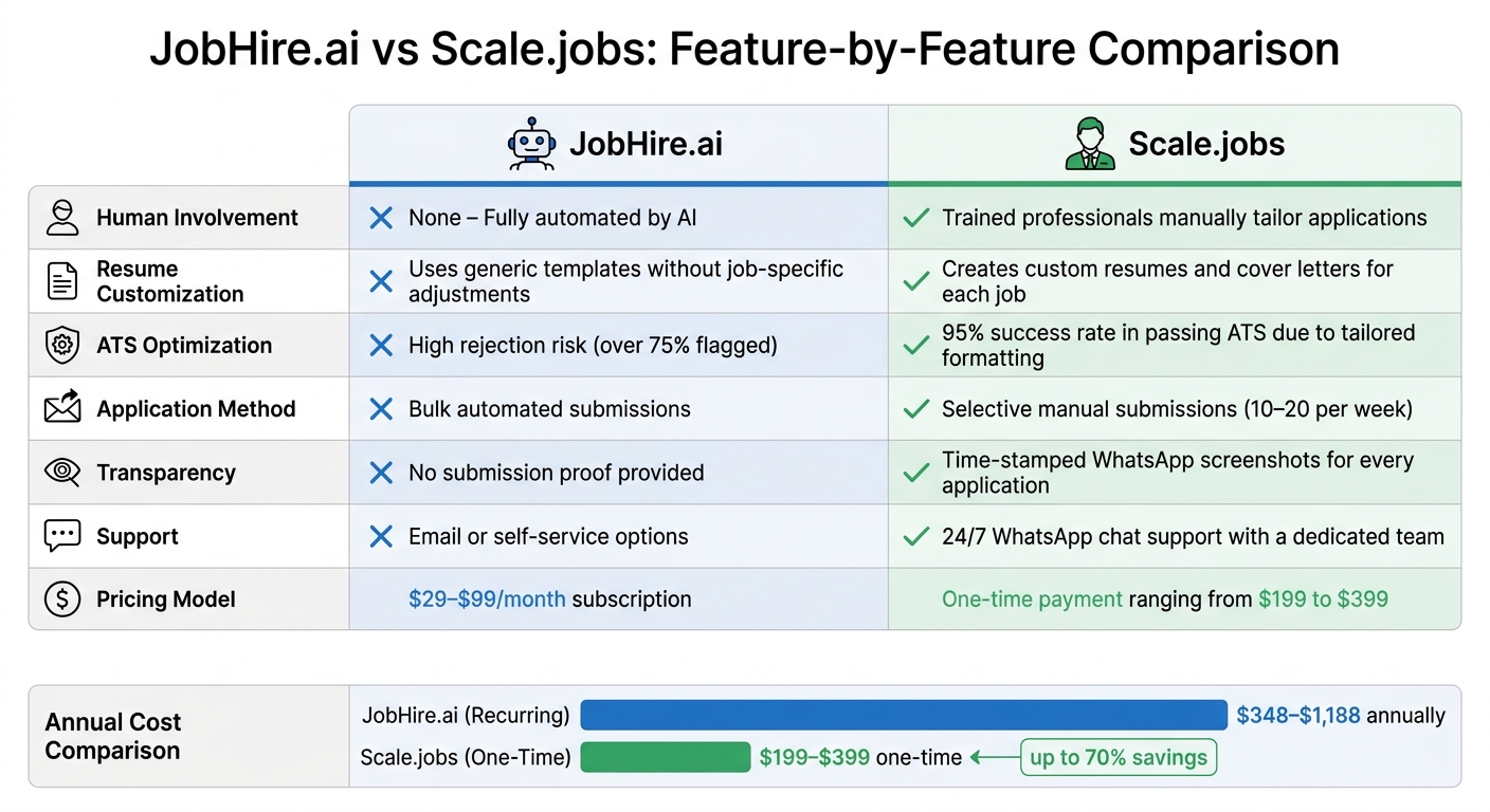 JobHire.ai vs Scale.jobs: Feature Comparison for Job Seekers