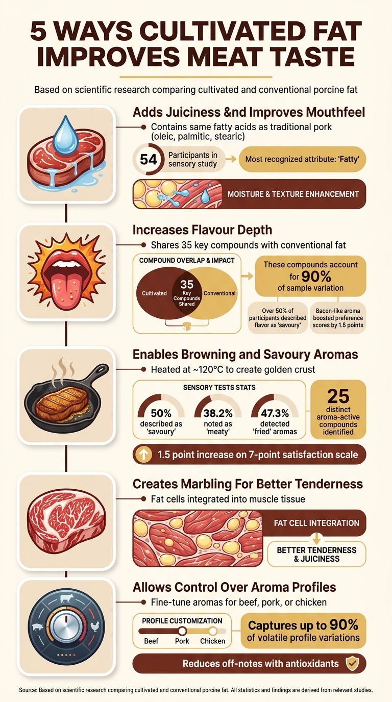 5 Ways Cultivated Fat Improves Meat Taste and Quality