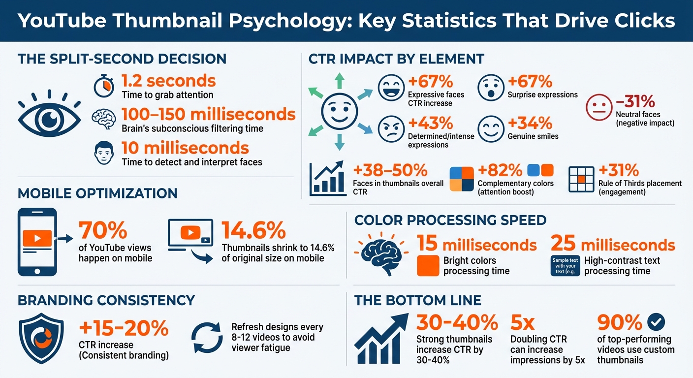 YouTube Thumbnail Psychology: Key Statistics for Higher CTR