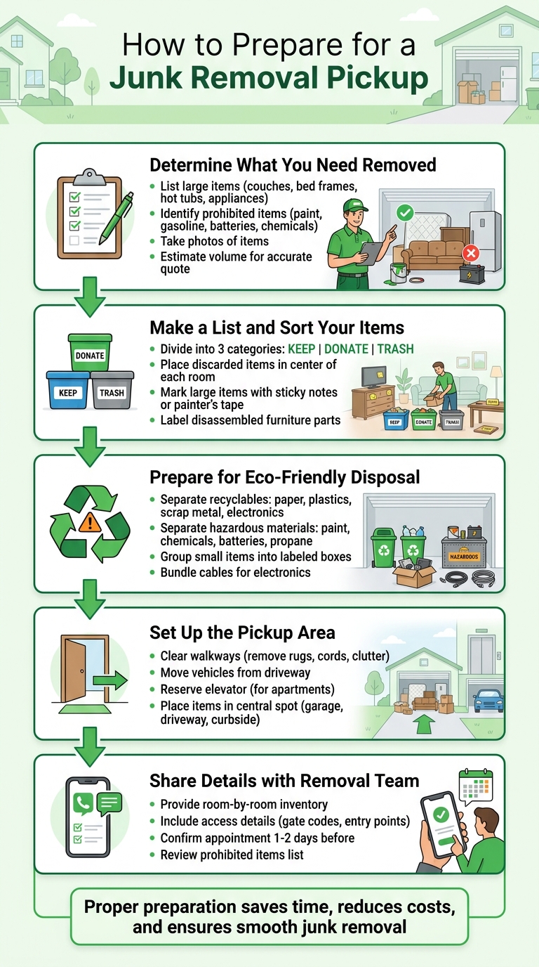 5 Steps to Prepare for Junk Removal Pickup