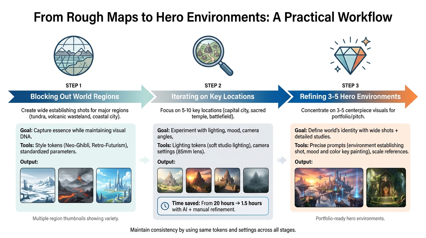 3-Step Workflow for Building Cohesive Game and Film Environments