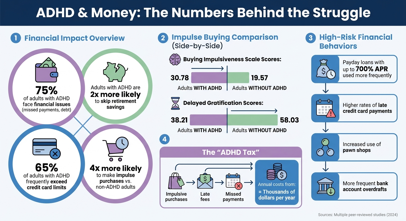 ADHD and Financial Challenges: Key Statistics and Impact