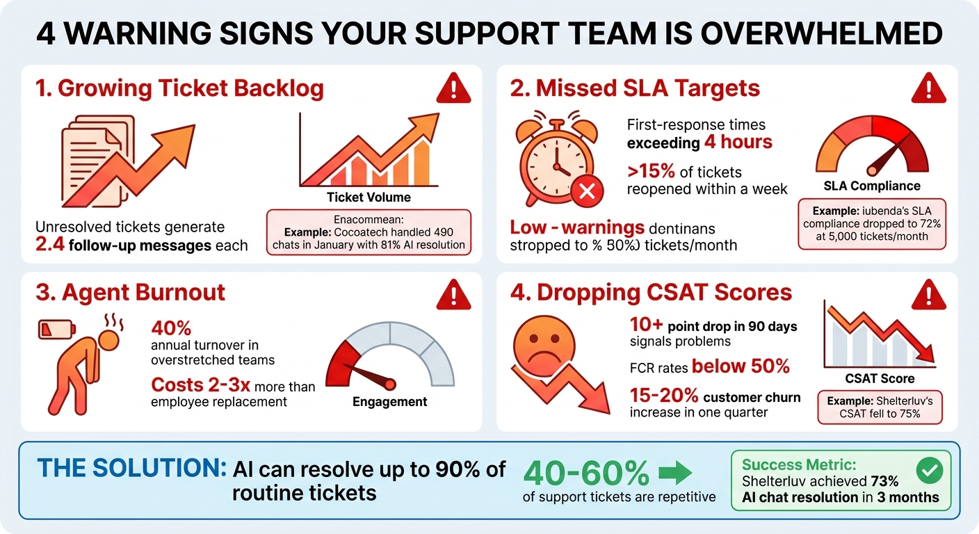 4 Warning Signs Your Support Team Is Overwhelmed