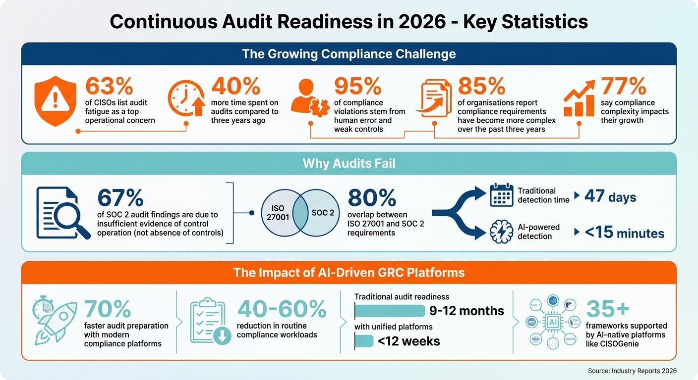 Continuous Audit Readiness Statistics and Key Metrics 2026