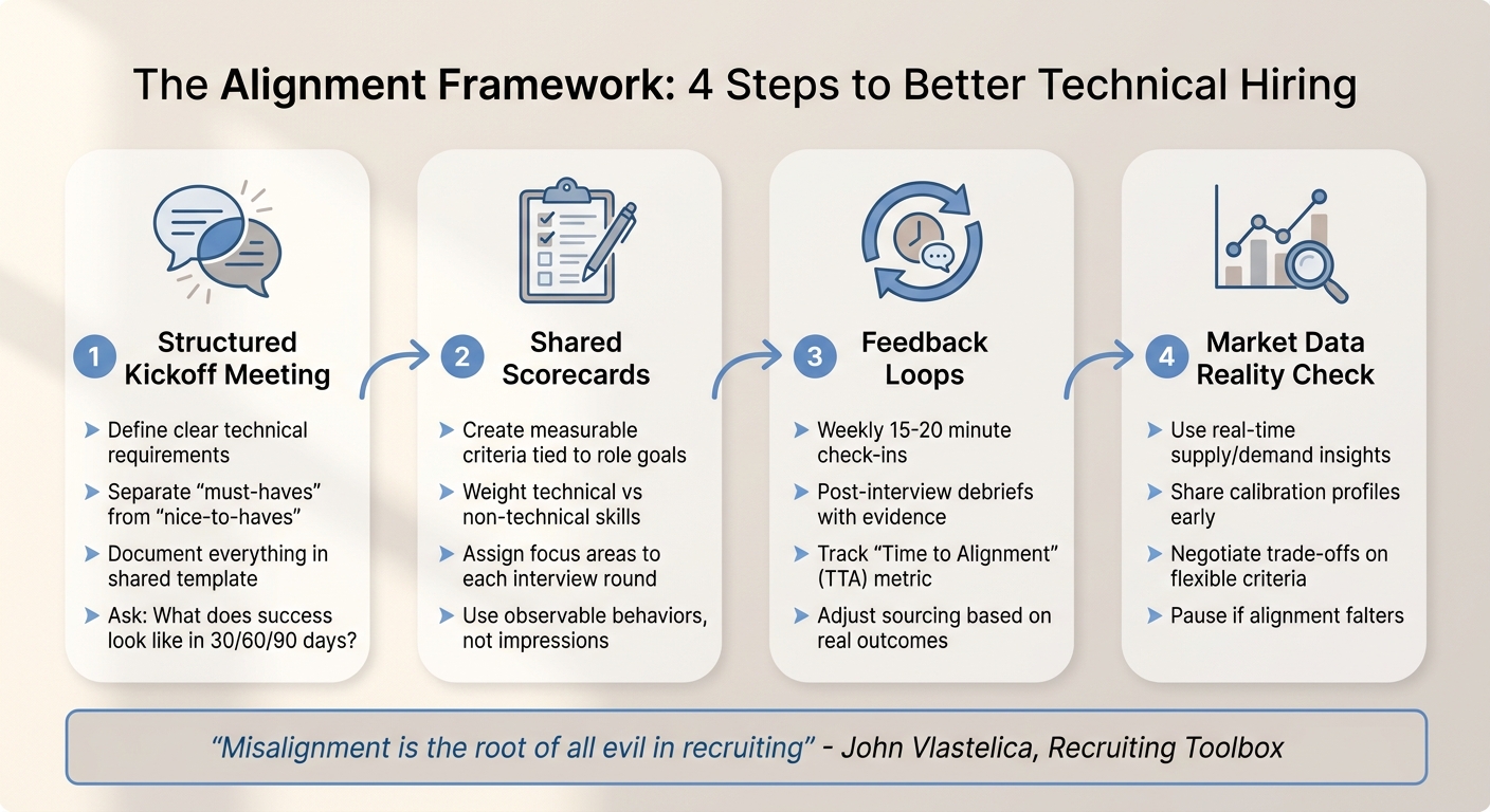 4-Step Framework for Aligning Recruiters and Hiring Managers on Technical Requirements