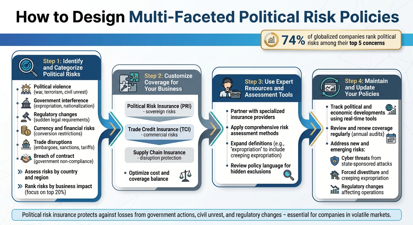 4-Step Framework for Designing Political Risk Insurance Policies