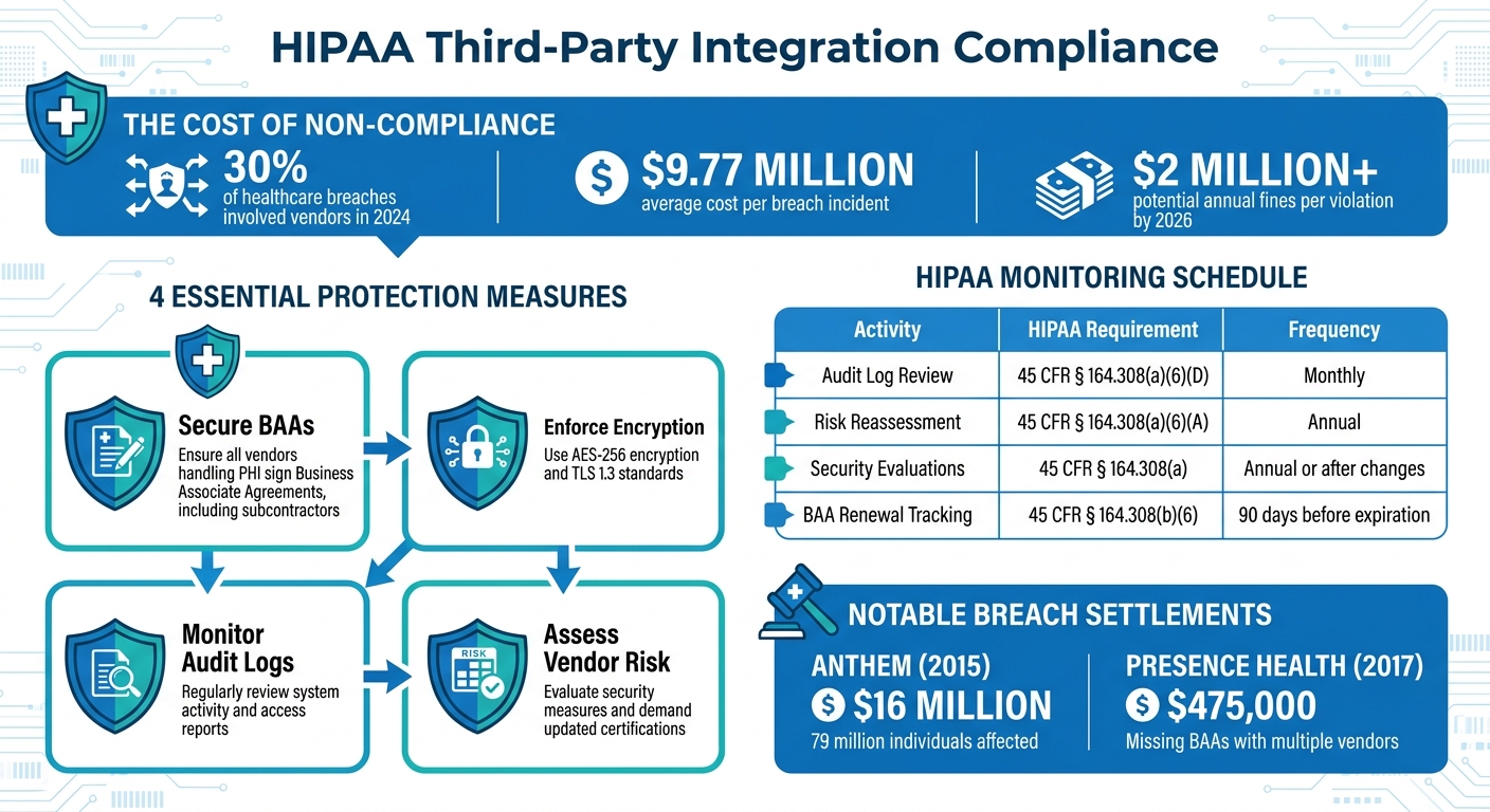 HIPAA Third-Party Compliance Statistics and Risk Assessment Schedule