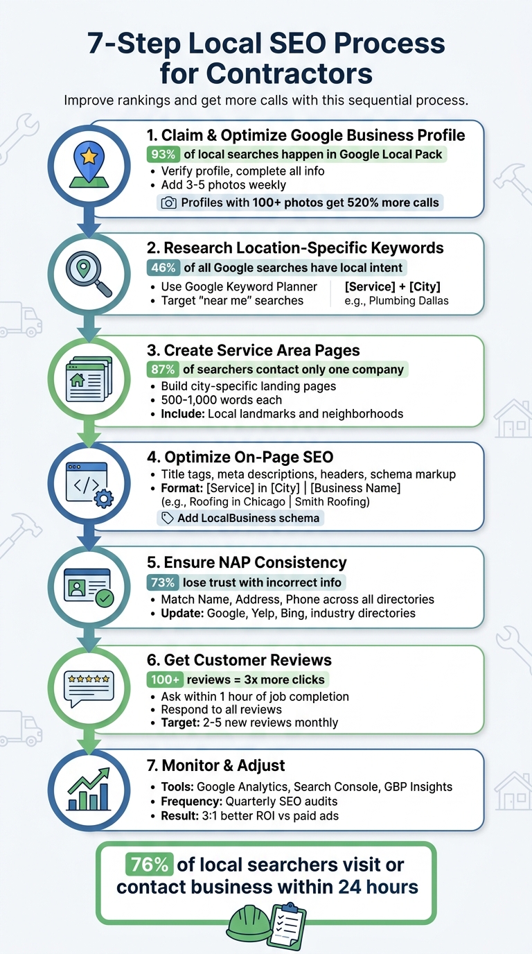 7 Steps to Improve Local SEO for Contractors