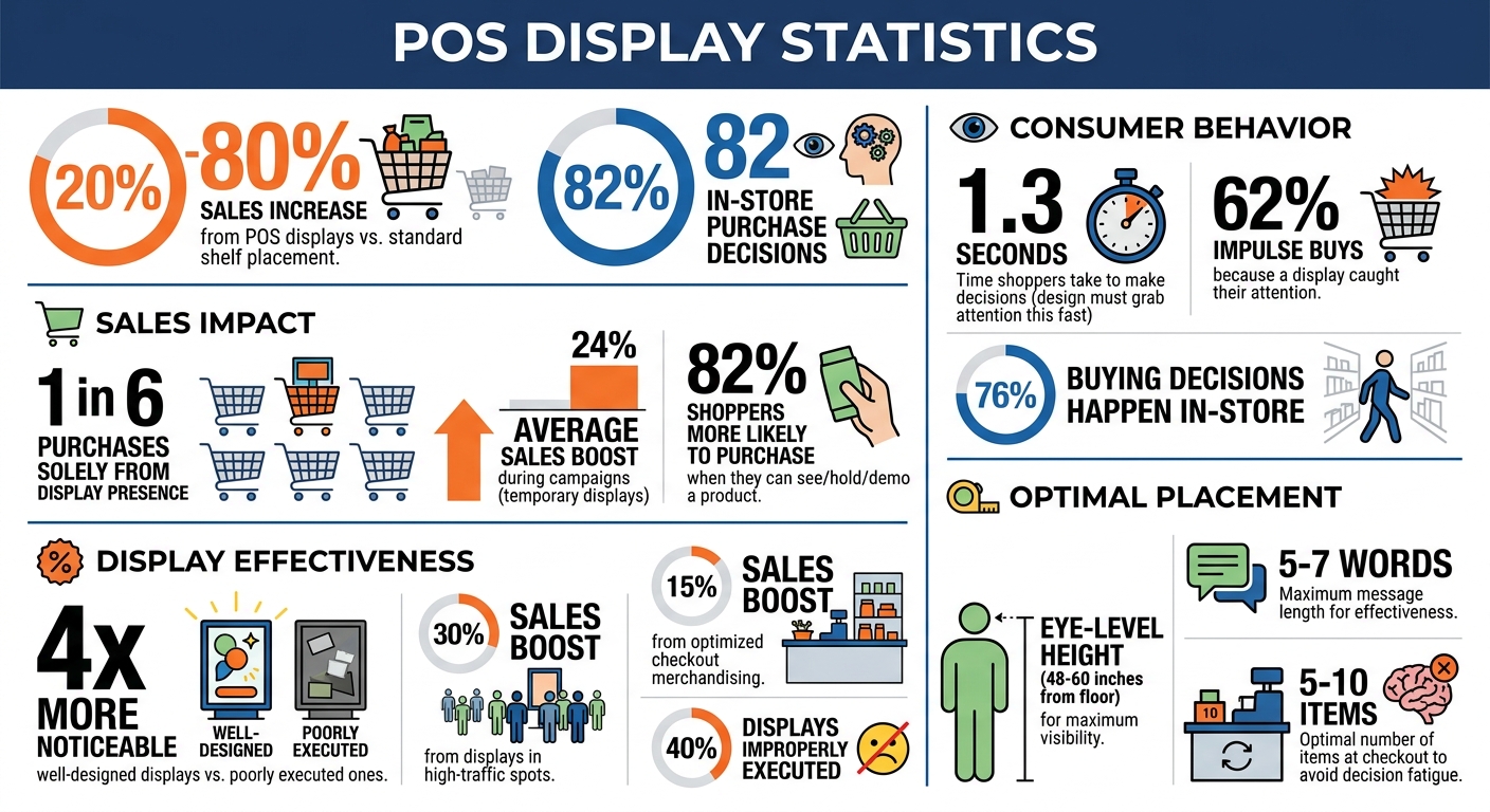 POS Display Impact Statistics and Key Performance Metrics