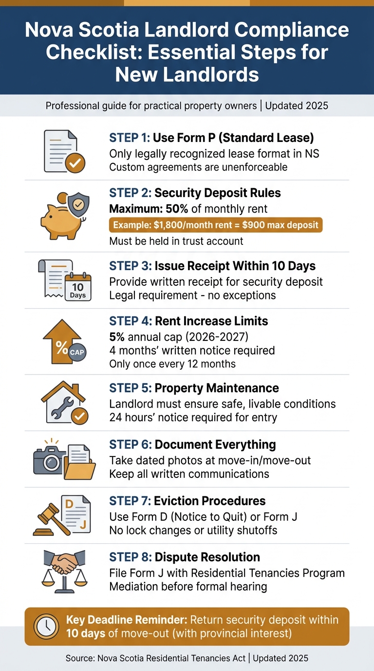 Nova Scotia Landlord Compliance Checklist: 8 Essential Steps
