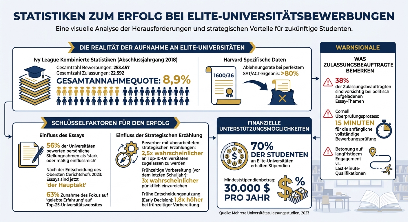 Elite University Application Success Statistics and Key Requirements