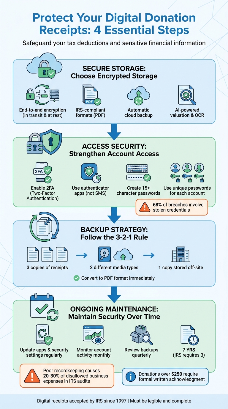 4-Step Guide to Securing Digital Donation Receipts