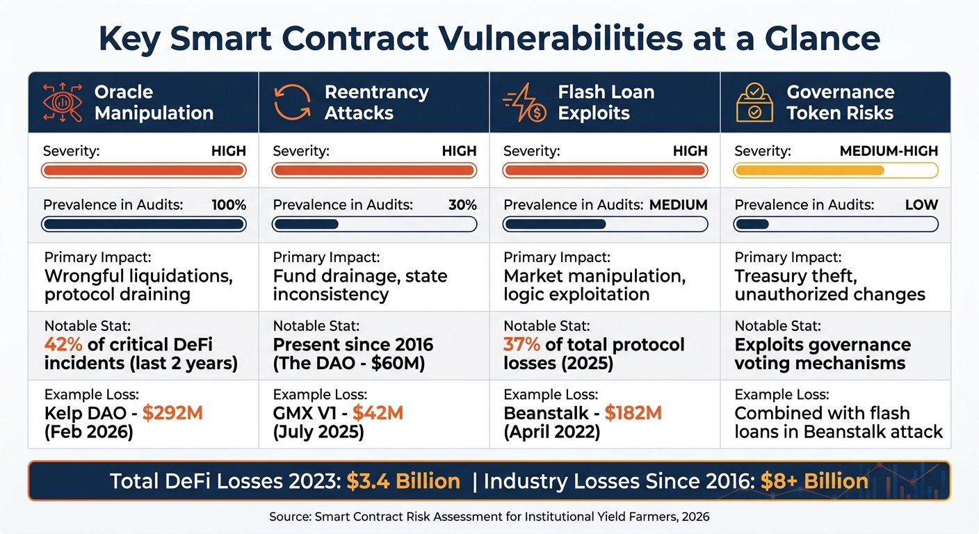 Smart Contract Vulnerabilities: Severity, Prevalence, and Impact Comparison