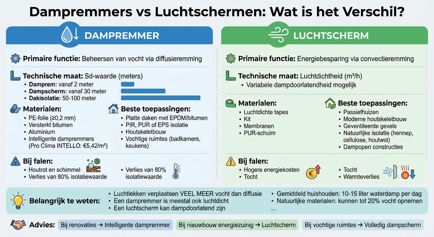 Dampremmer vs Luchtscherm: Verschillen en Toepassingen