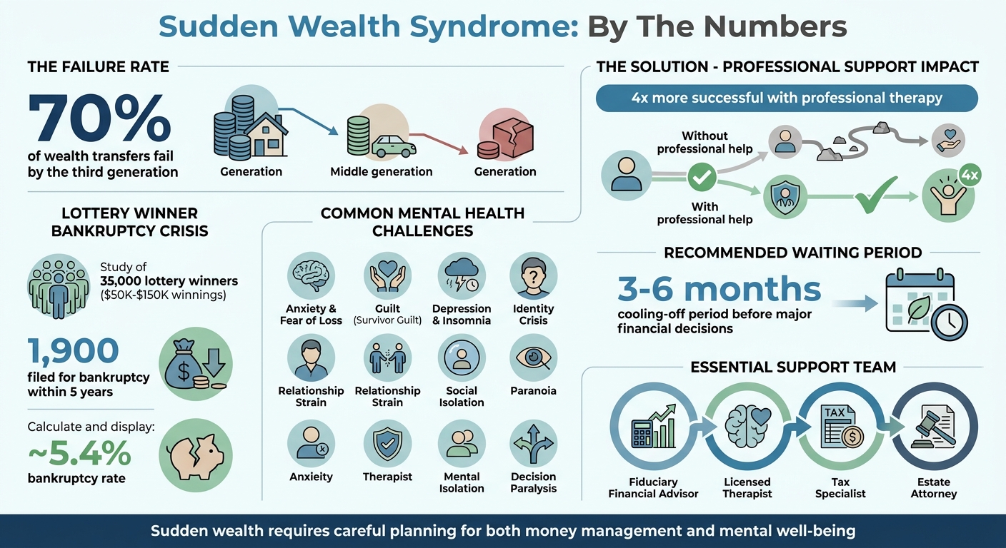 Sudden Wealth Syndrome Statistics and Mental Health Impact