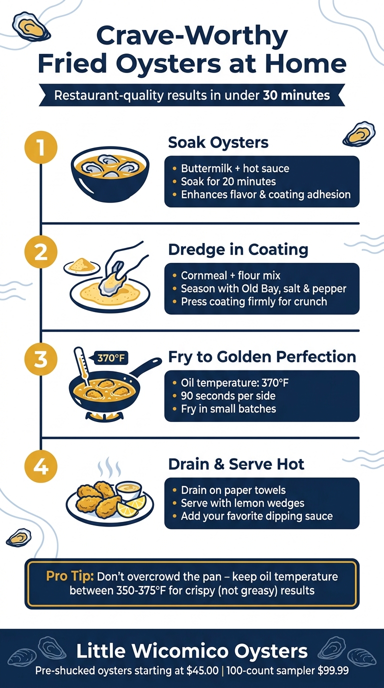 How to Fry Oysters at Home in 4 Simple Steps