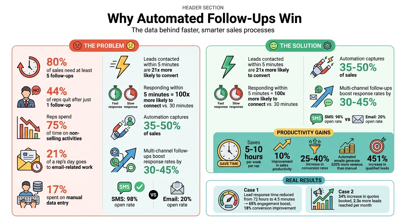 How Automated Follow-Ups Boost Sales Performance: Key Statistics