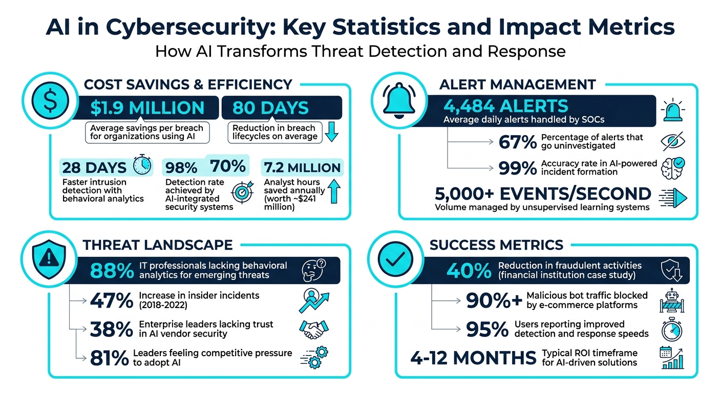 AI in Cybersecurity: Key Statistics and Impact Metrics