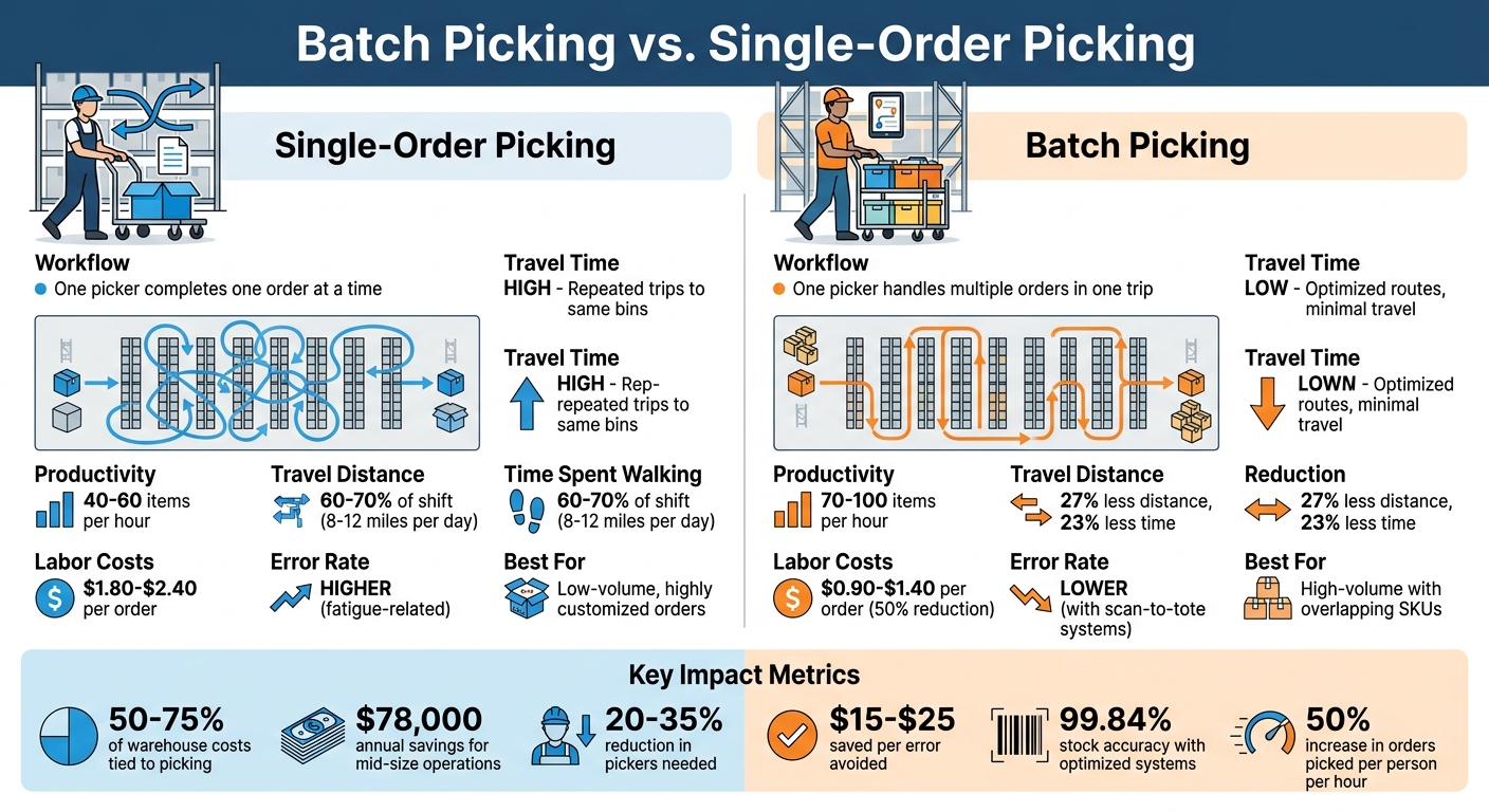 Batch Picking vs Single-Order Picking: Cost and Efficiency Comparison