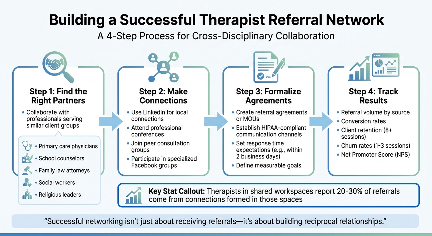 4-Step Process for Building Therapist Referral Networks