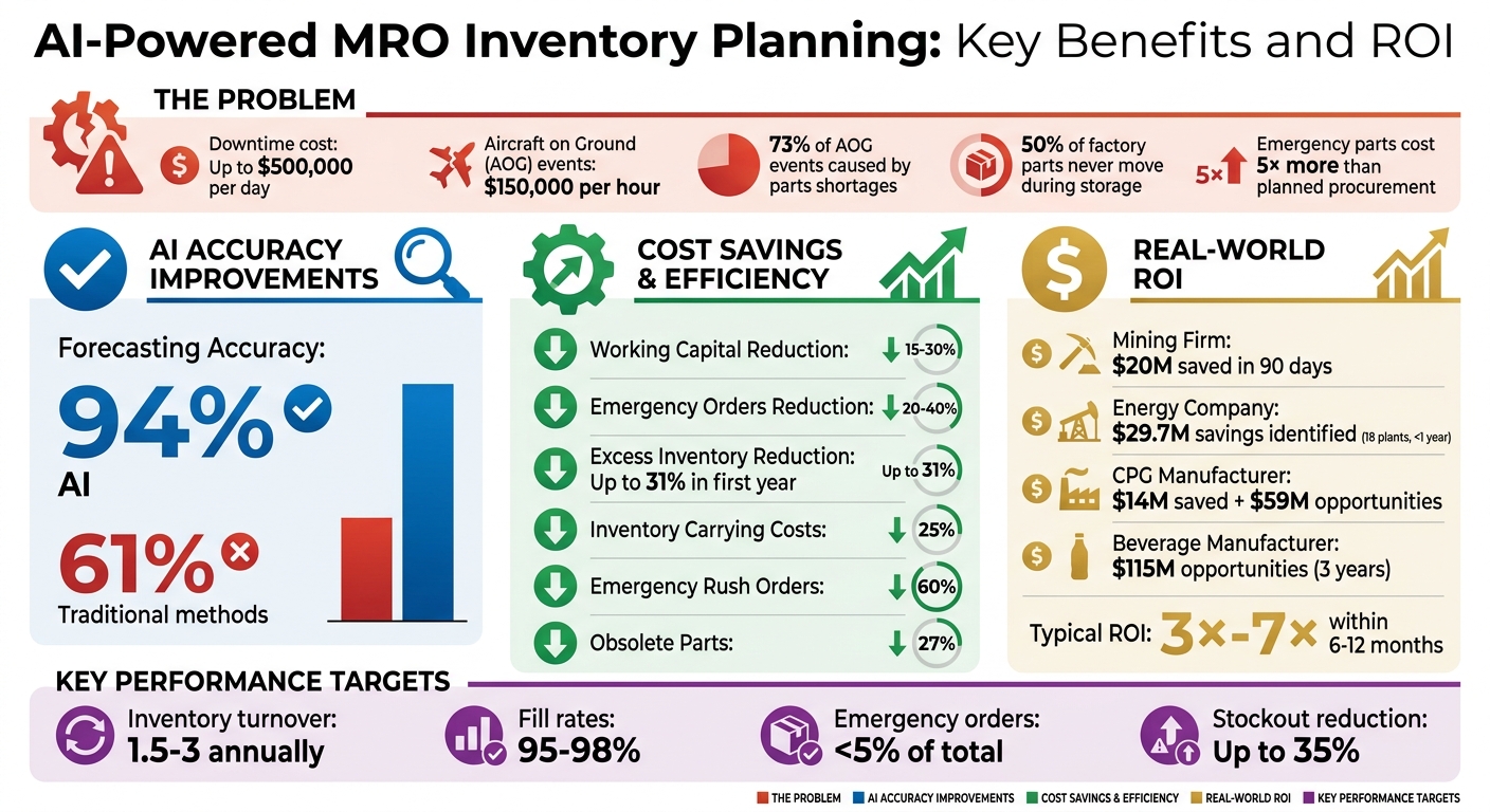 AI-Powered MRO Inventory Planning: Key Benefits and ROI Statistics