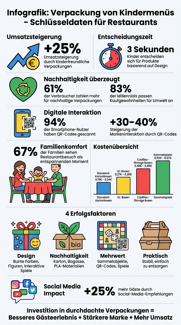 Kindermenü-Verpackung: Kosten, Statistiken und Erfolgsfaktoren für Restaurants
