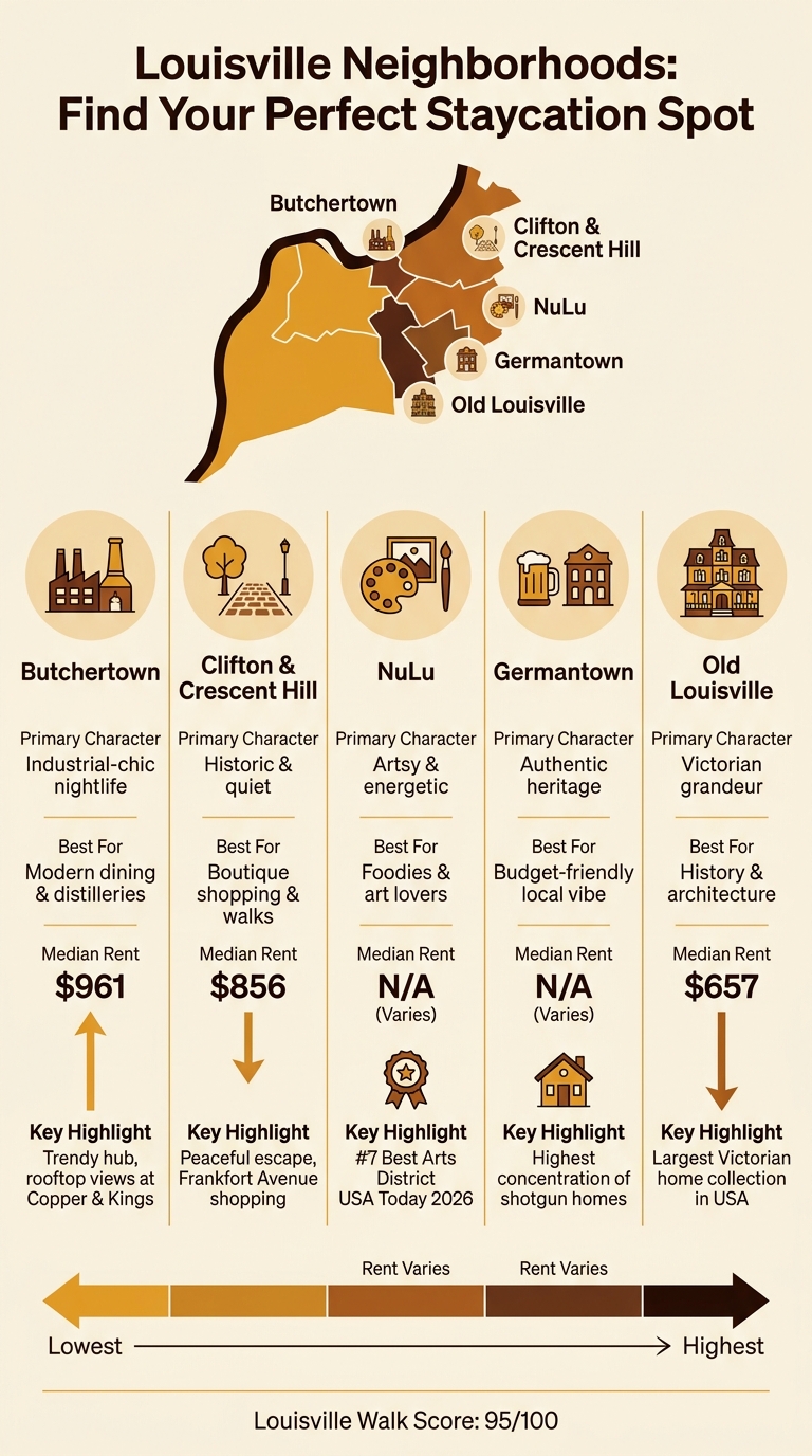 Louisville Neighborhoods Comparison: Character, Best For, and Median Rent