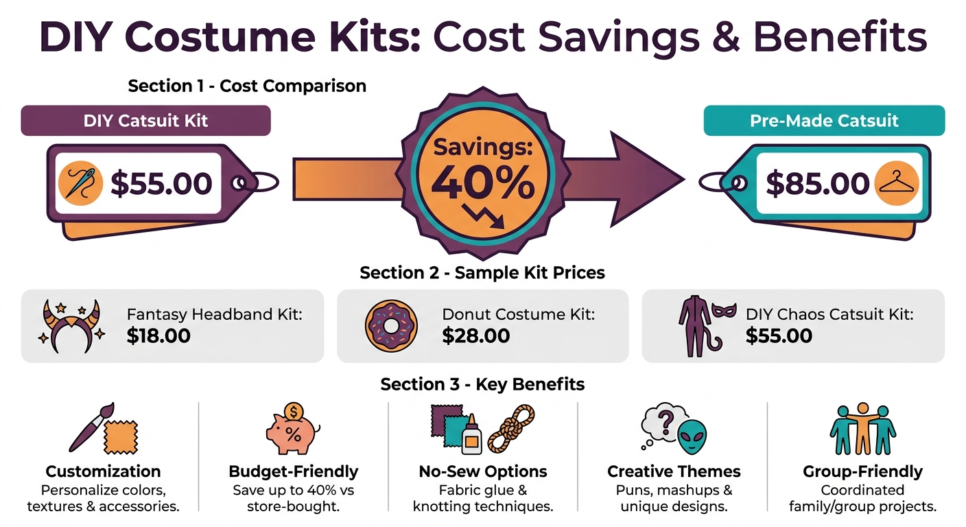 DIY vs Pre-Made Costume Cost Comparison and Kit Price Guide