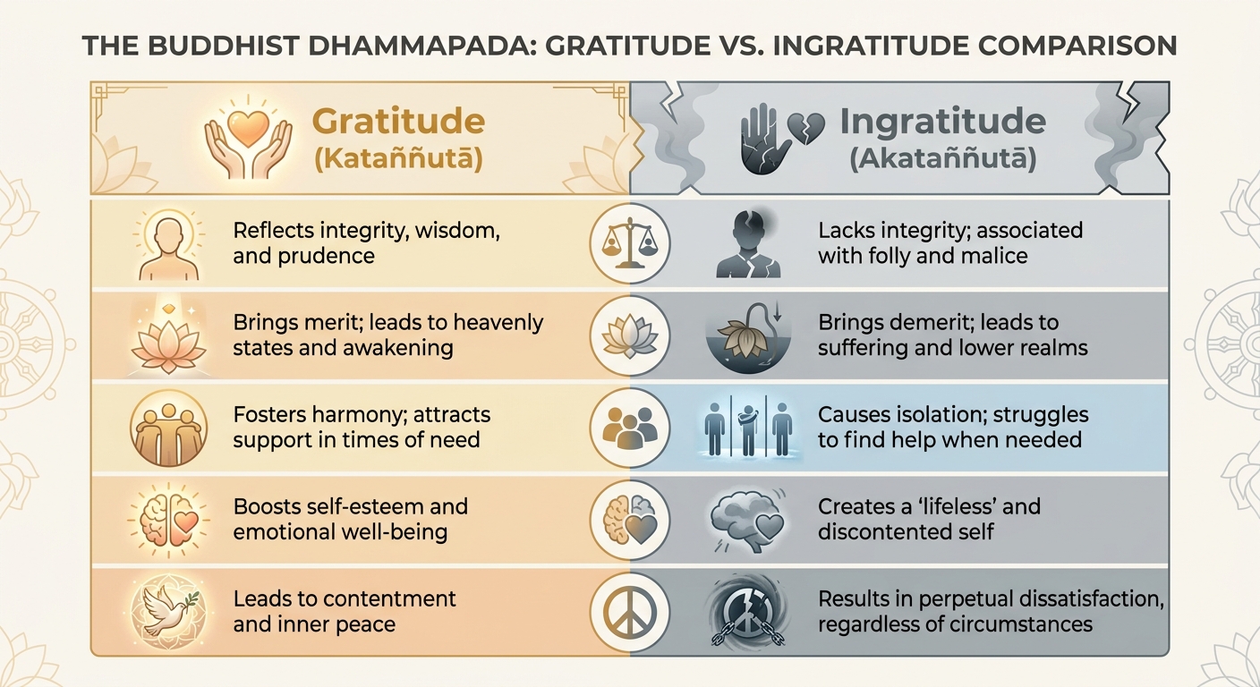 Gratitude vs Ingratitude: Effects on Character and Spiritual Growth