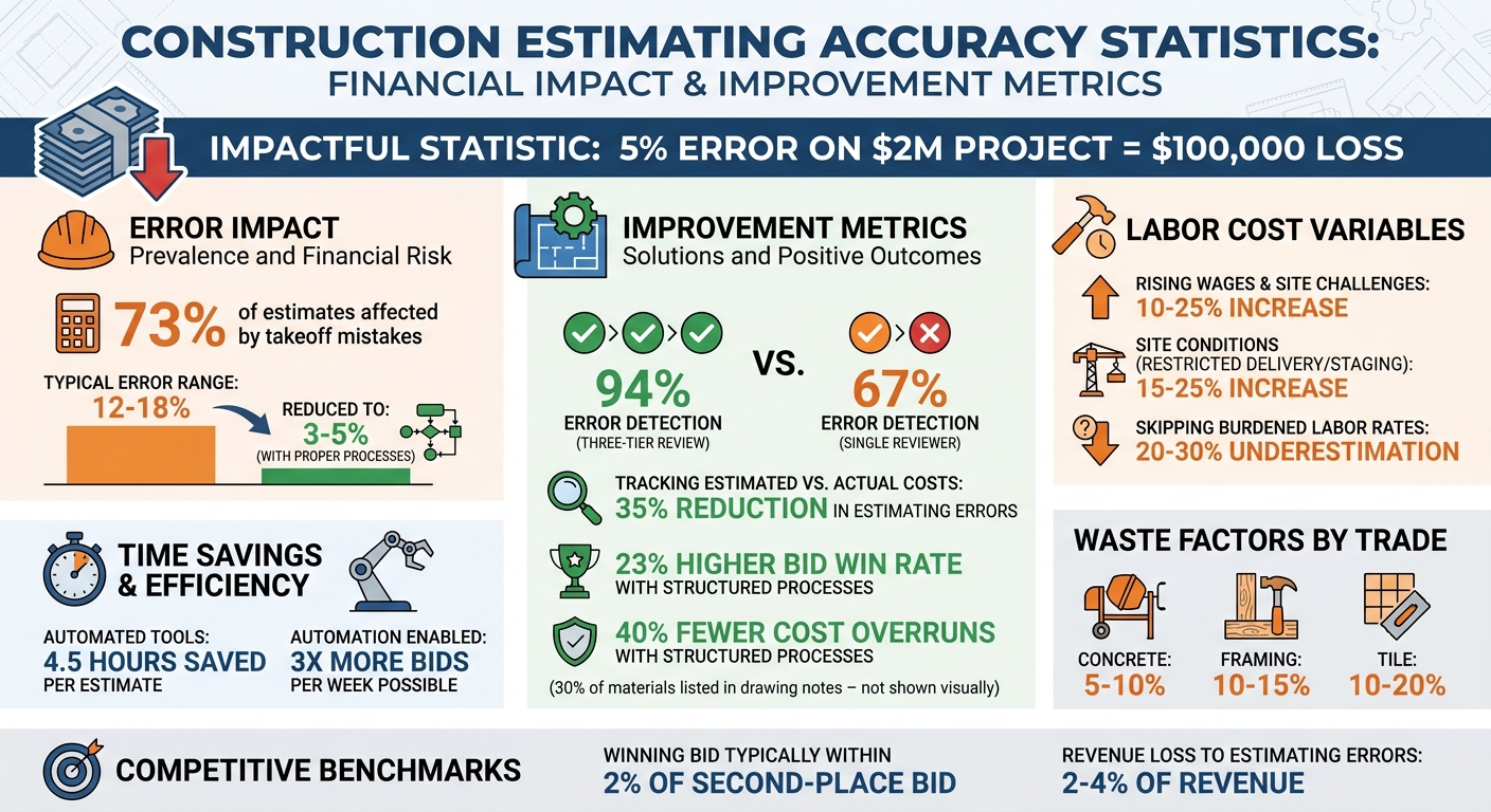 Construction Estimating Accuracy: Key Statistics and Cost Impact