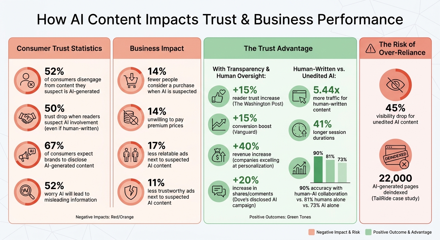 Impact of AI-Generated Content on Consumer Trust and Business Performance