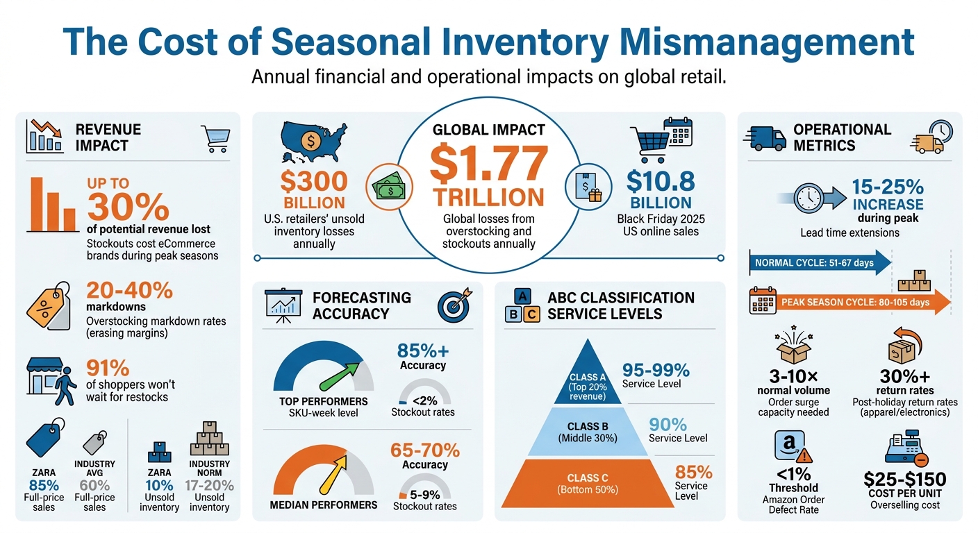 Seasonal Inventory Management: Key Statistics and Financial Impact